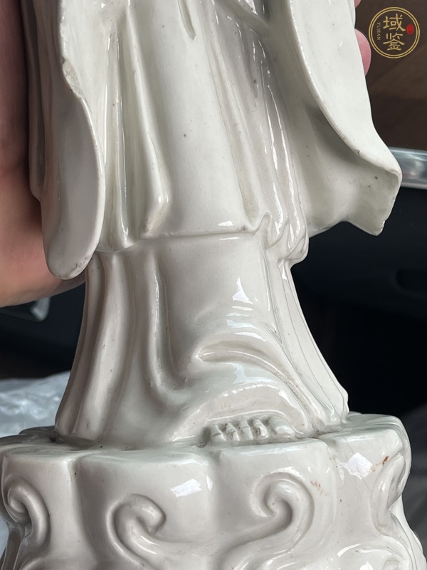 古玩陶瓷觀音塑像真品鑒賞圖