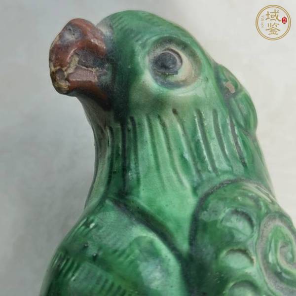 古玩民國鸚鵡真品鑒賞圖