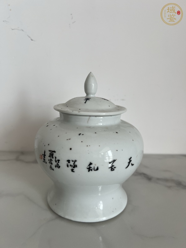 古玩陶瓷麒麟送子燈籠瓶真品鑒賞圖
