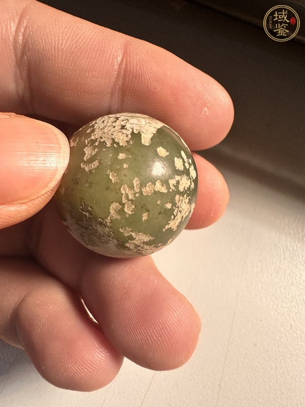 古玩玉器仿古做舊玉珠真品鑒賞圖