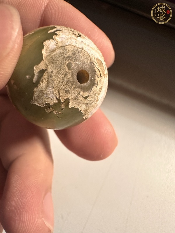古玩玉器仿古做舊玉珠真品鑒賞圖
