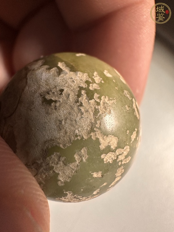 古玩玉器仿古做舊玉珠真品鑒賞圖