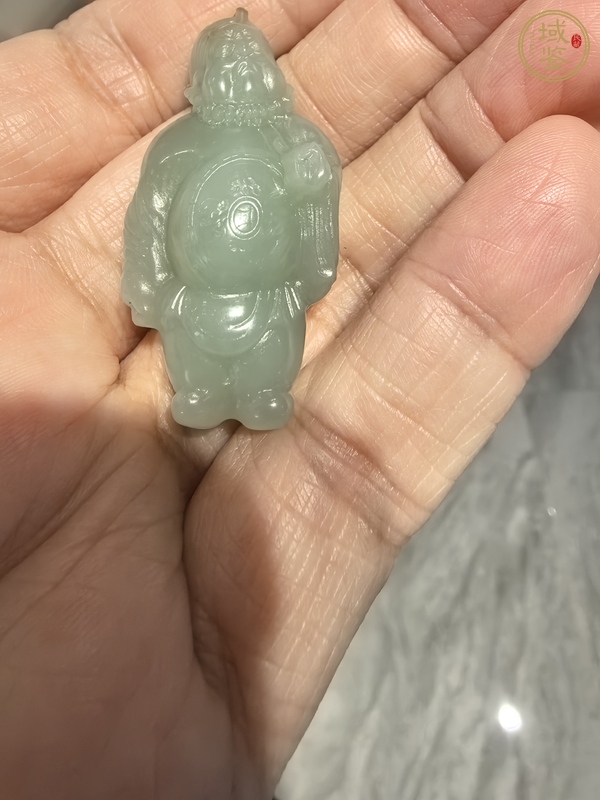 古玩玉器現(xiàn)代青海料鐘馗真品鑒賞圖
