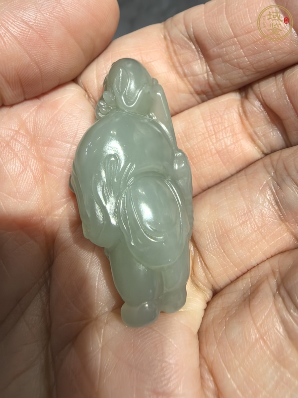 古玩玉器現(xiàn)代青海料鐘馗真品鑒賞圖