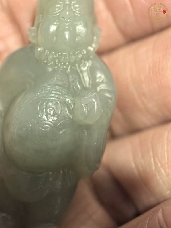 古玩玉器現(xiàn)代青海料鐘馗真品鑒賞圖