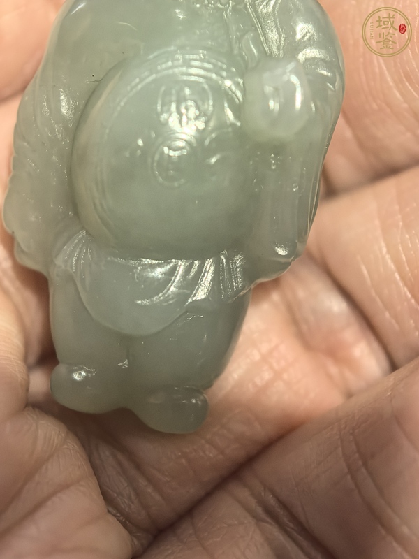 古玩玉器現(xiàn)代青海料鐘馗真品鑒賞圖