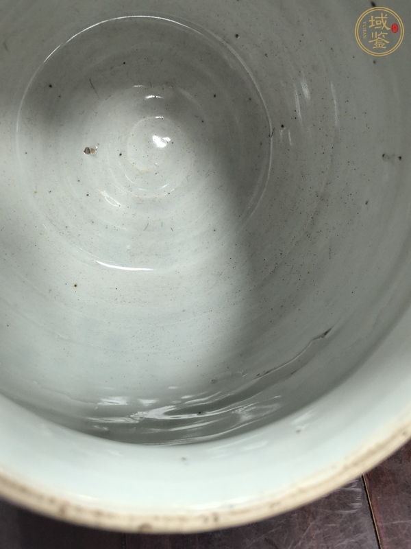 古玩陶瓷青花粥罐真品鑒賞圖