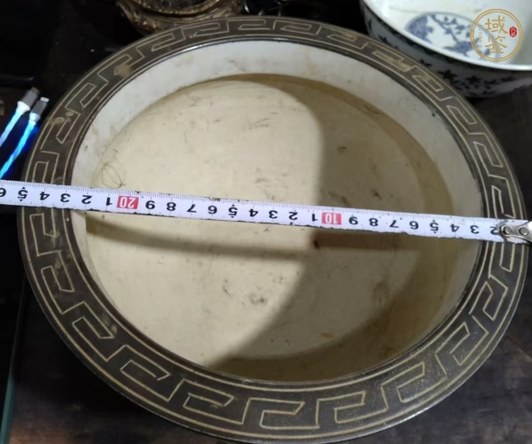 古玩陶瓷青花雙龍戲珠紋爐真品鑒賞圖