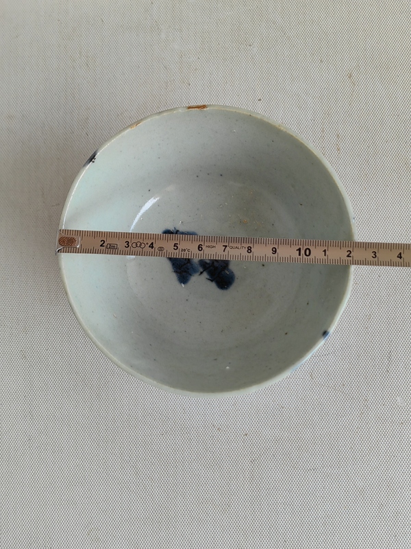 古玩陶瓷青花花卉紋茶碗拍賣,當前價格580元