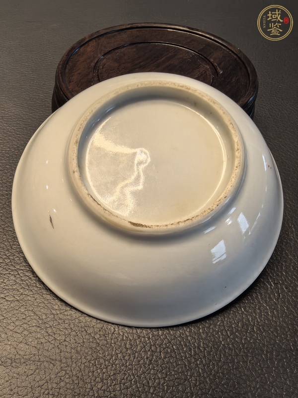 古玩陶瓷粉彩桃紋小筆添真品鑒賞圖
