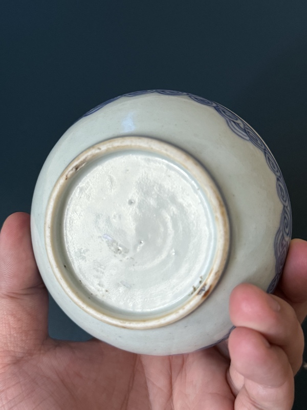 古玩陶瓷清·乾隆麒麟送子青花蓋盒拍賣，當(dāng)前價(jià)格1200元