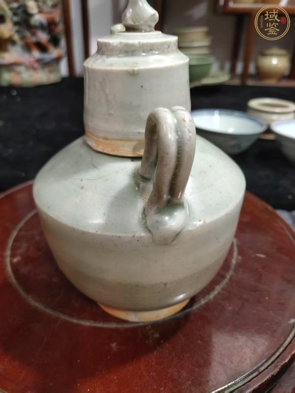 古玩陶瓷青白釉執壺真品鑒賞圖