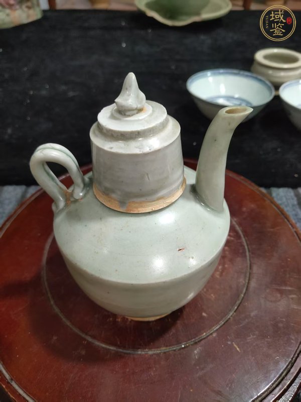古玩青白釉執壺真品鑒賞圖