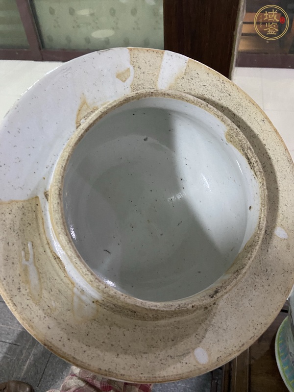 古玩陶瓷粉彩滿花卉紋將軍罐真品鑒賞圖