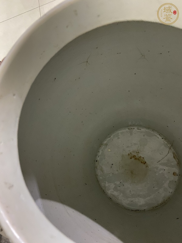古玩陶瓷粉彩滿花卉紋將軍罐真品鑒賞圖