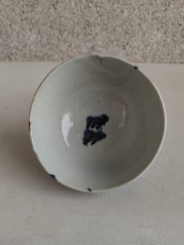 古玩陶瓷青花花卉紋茶碗拍賣,當前價格580元