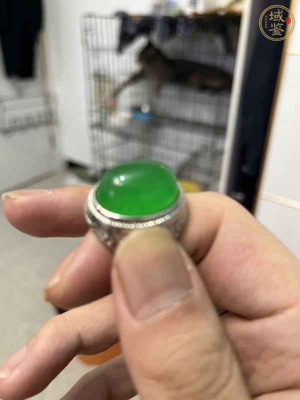 古玩玉器翡翠戒指真品鑒賞圖