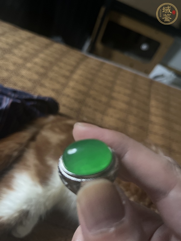 古玩玉器翡翠戒指真品鑒賞圖