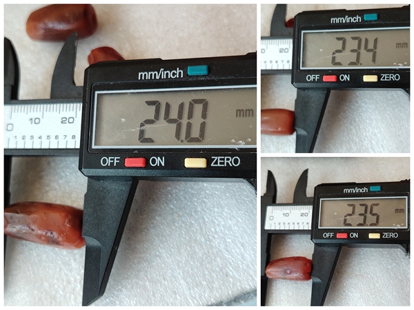 古玩玉器紅瑪瑙多棱珠3顆拍賣,當前價格99元