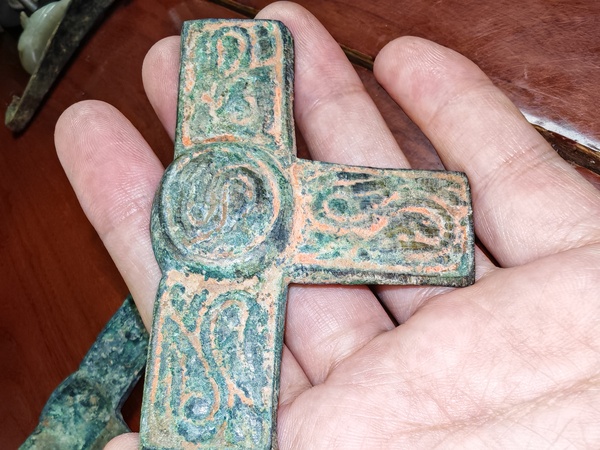 古玩銅器**件一對拍賣，當前價格998元