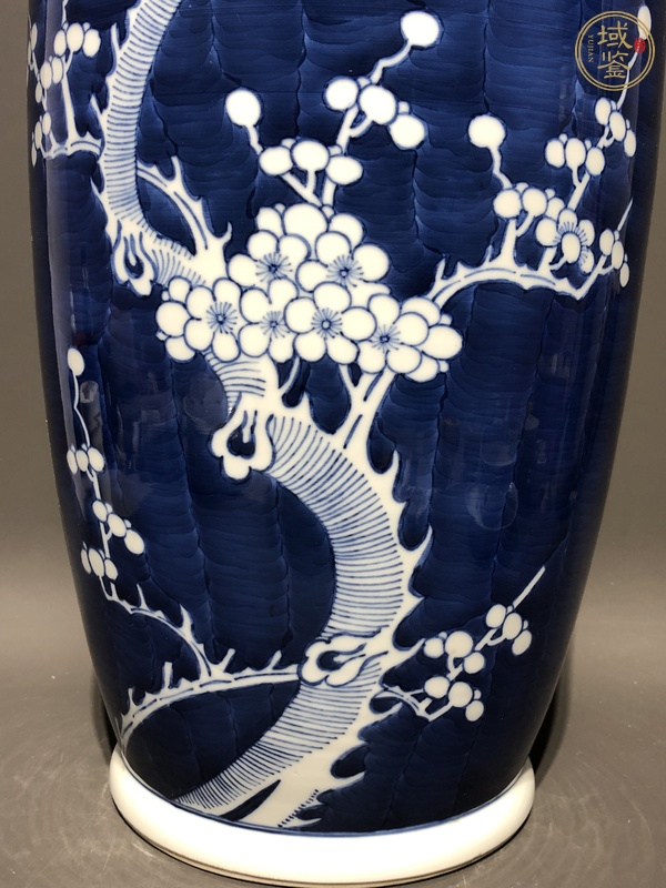 古玩陶瓷青花冰梅瓶真品鑒賞圖