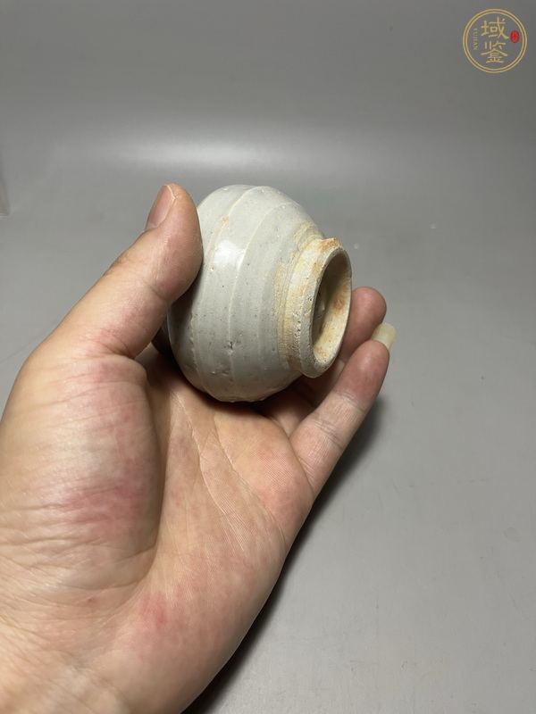 古玩陶瓷青白釉罐真品鑒賞圖