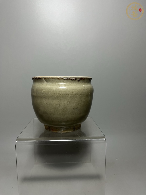 古玩陶瓷青釉罐真品鑒賞圖