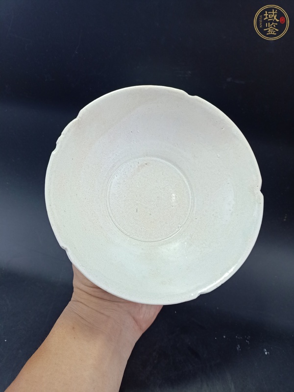 古玩陶瓷青白釉葵口碗真品鑒賞圖
