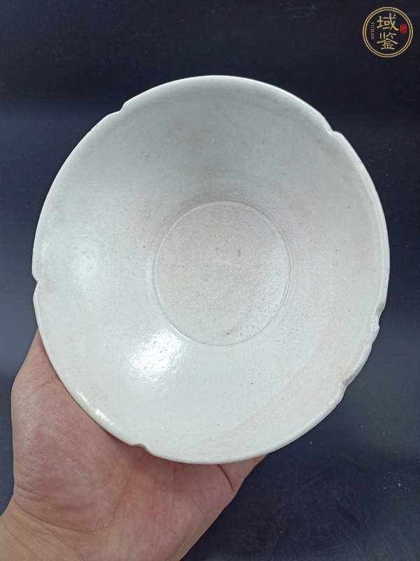 古玩陶瓷青白釉葵口碗真品鑒賞圖