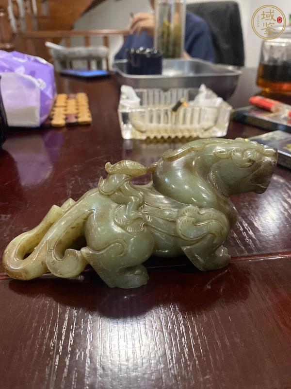 古玩玉器提油仿古“玉獸”真品鑒賞圖