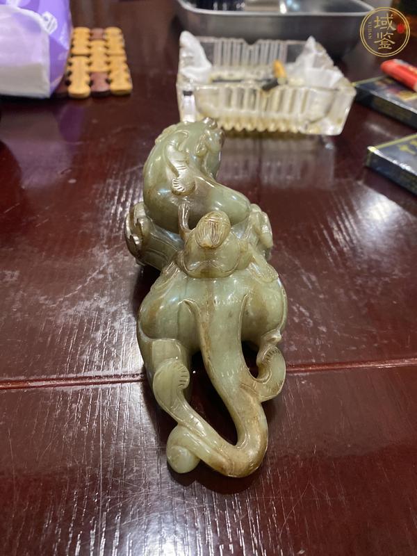 古玩玉器提油仿古“玉獸”真品鑒賞圖