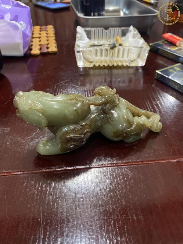 古玩玉器提油仿古“玉獸”真品鑒賞圖