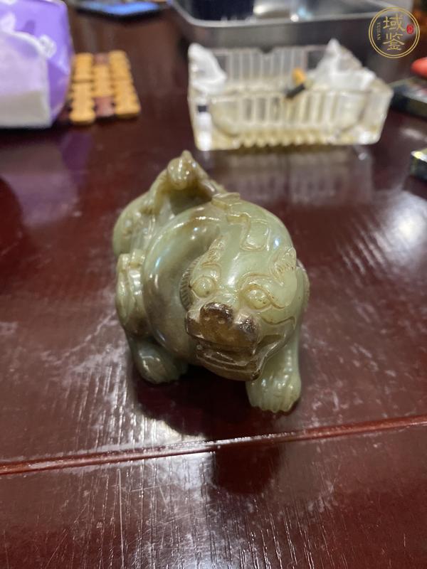 古玩玉器提油仿古“玉獸”真品鑒賞圖