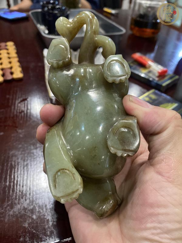 古玩玉器提油仿古“玉獸”真品鑒賞圖