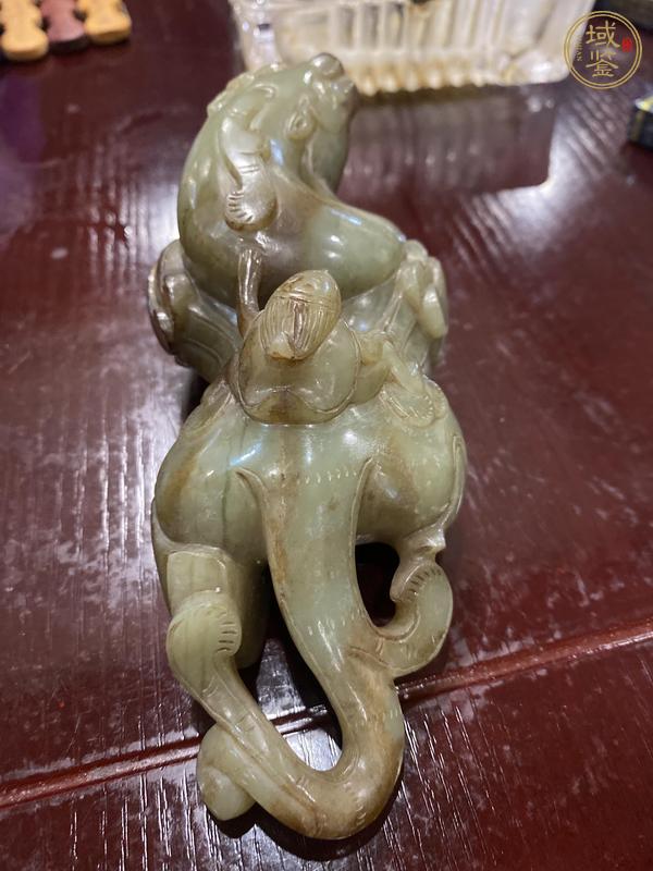 古玩玉器提油仿古“玉獸”真品鑒賞圖