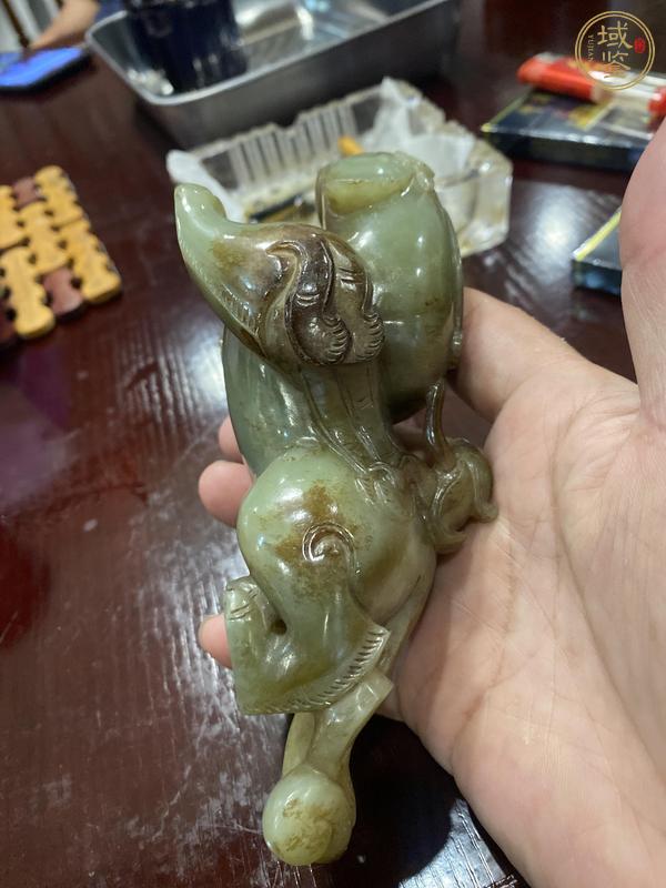 古玩玉器提油仿古“玉獸”真品鑒賞圖