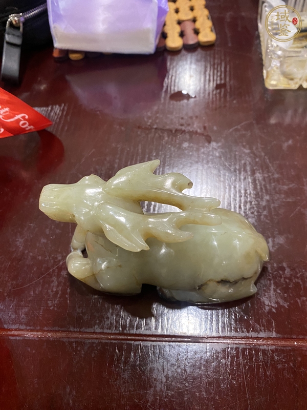 古玩做舊仿古“玉鹿”擺件真品鑒賞圖