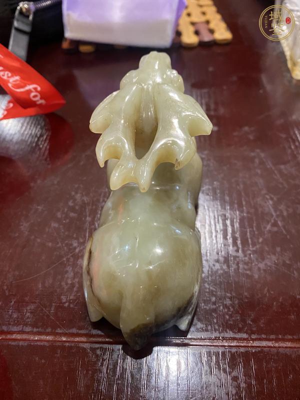 古玩玉器做舊仿古“玉鹿”擺件真品鑒賞圖