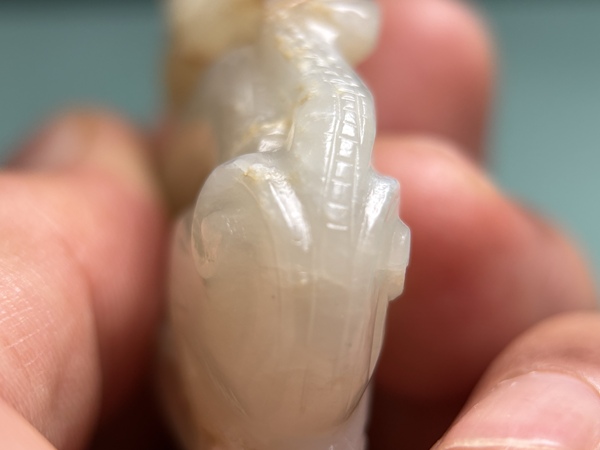 古玩玉器宋代白玉龍佩拍賣,當(dāng)前價(jià)格36800元