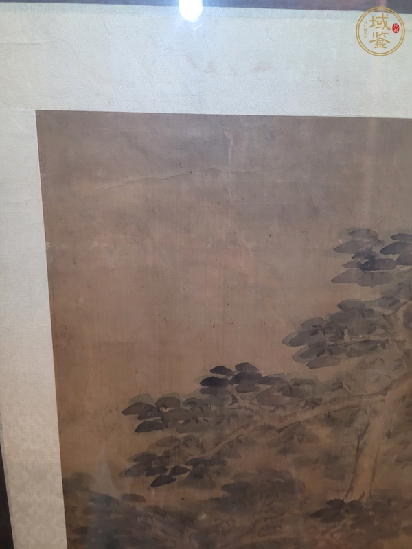 古玩字畫禹之鼎款山水人物立軸真品鑒賞圖