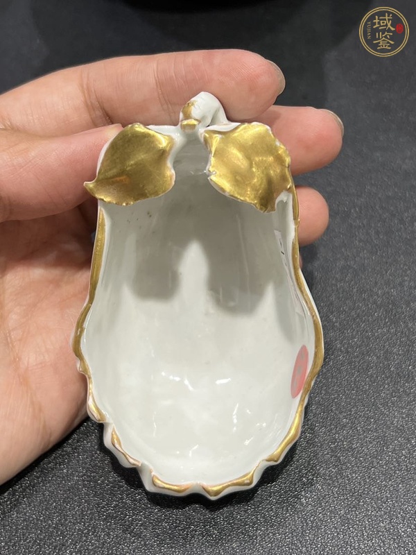 古玩陶瓷白釉佛手洗真品鑒賞圖