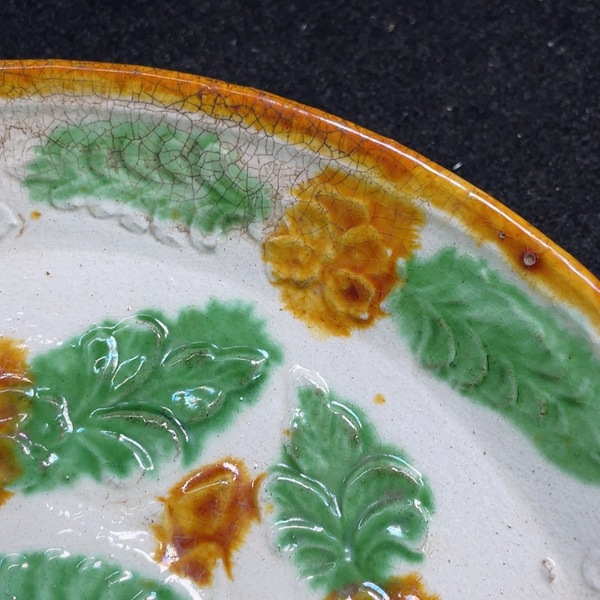古玩陶瓷遼三彩盤拍賣，當前價格3000元