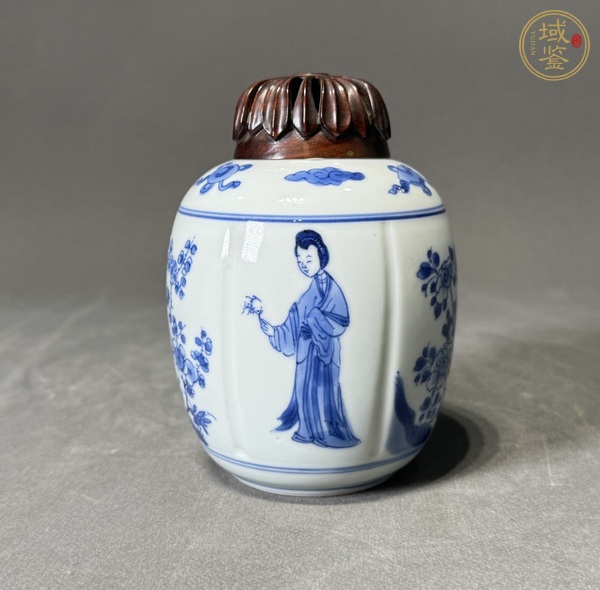 古玩康熙青花罐真品鑒賞圖