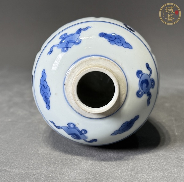 古玩陶瓷康熙青花罐真品鑒賞圖