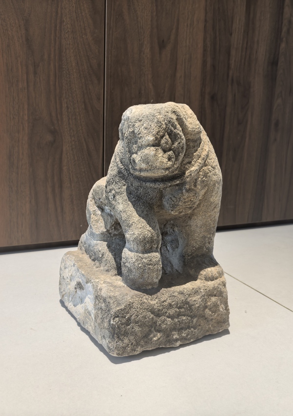 古玩雜項(xiàng)宋元石獅一對(duì)拍賣，當(dāng)前價(jià)格8888元