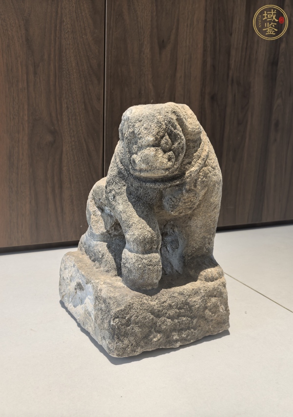 古玩雜項石獅真品鑒賞圖