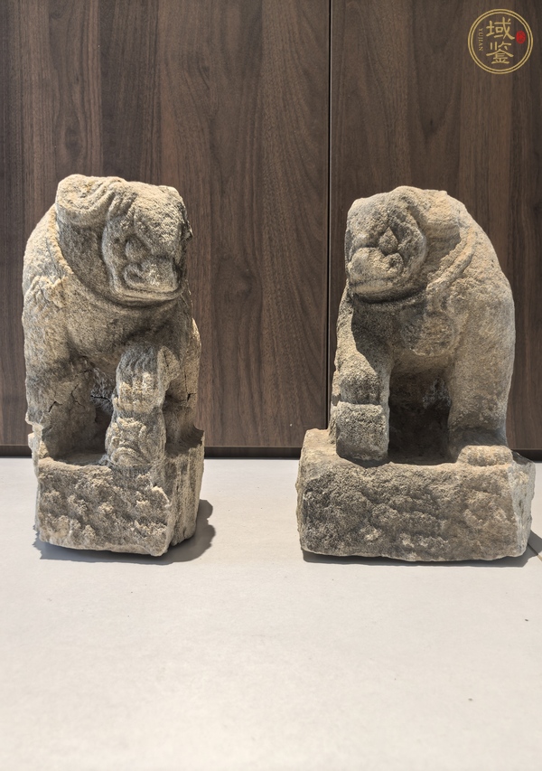 古玩石獅真品鑒賞圖