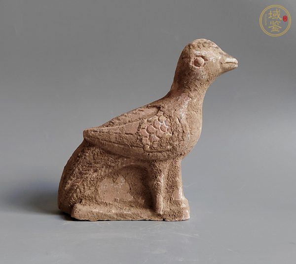 古玩陶瓷陶朱雀真品鑒賞圖