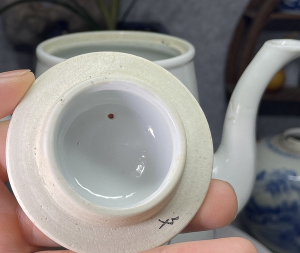 古玩陶瓷民國-淺絳彩山水人物紋茶壺拍賣，當前價格1369元