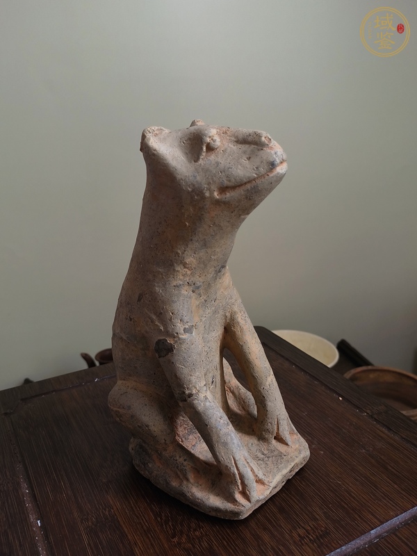 古玩陶瓷兩晉看門狗真品鑒賞圖